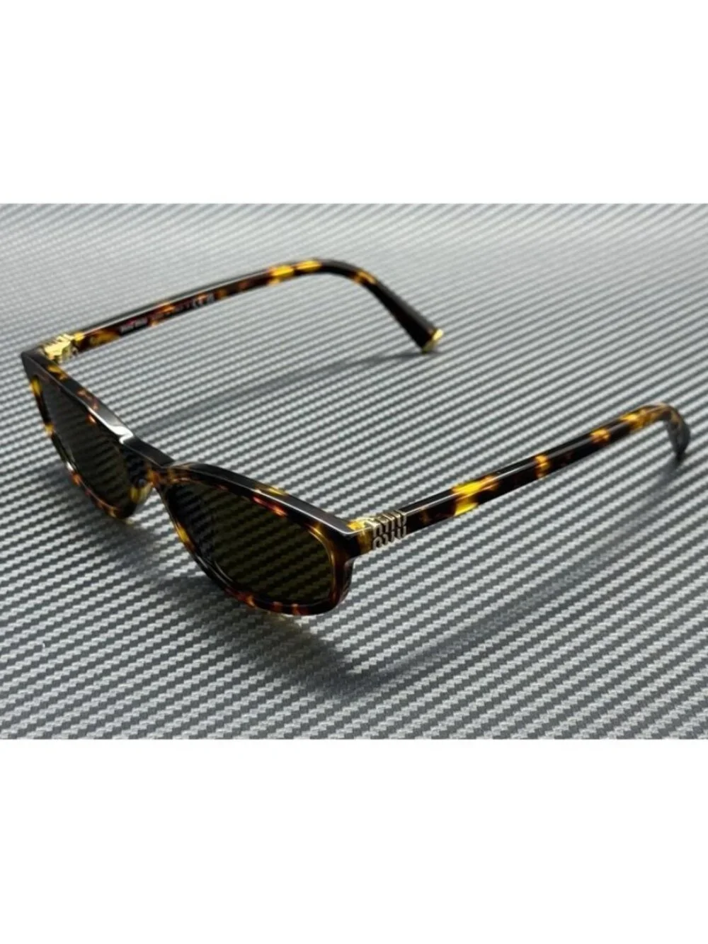 New Miu Miu Women Honey Havana Sunglasses 54-17-140
